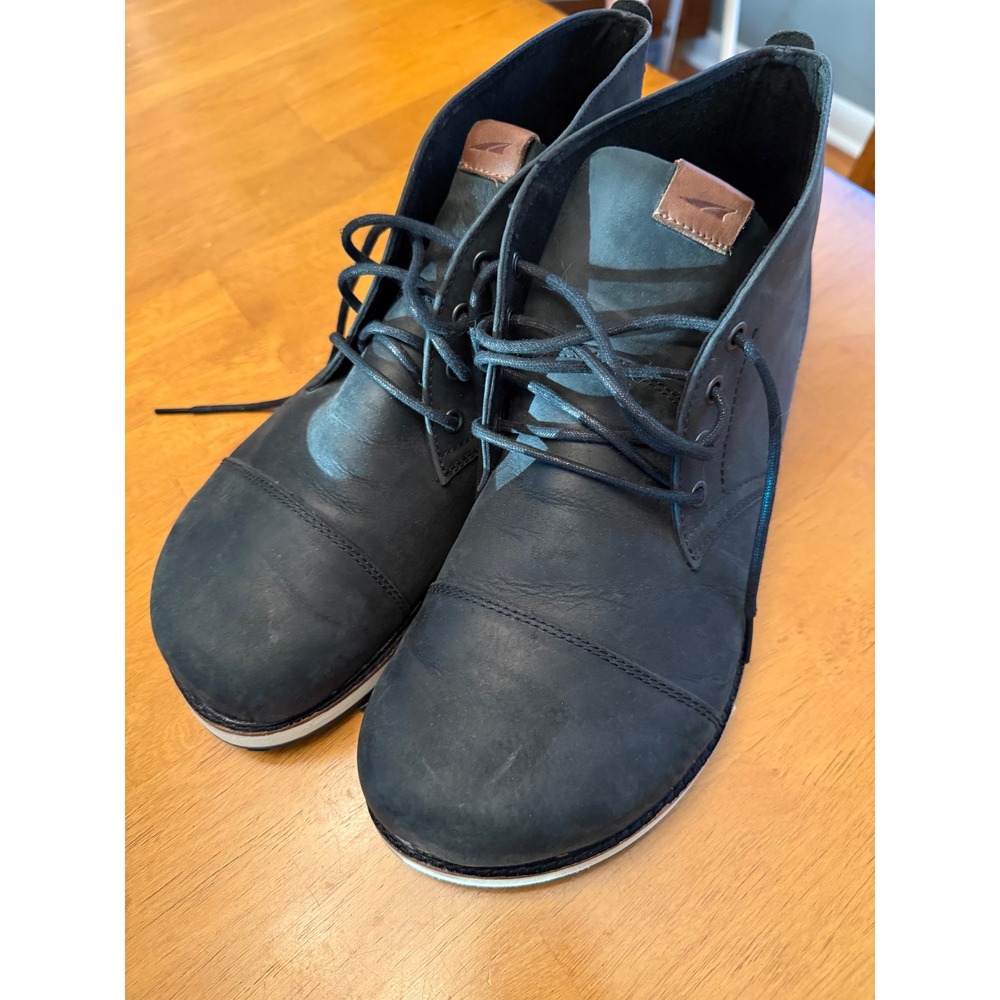 Altra Smith Boot Mens 14 Black Leather Zero Drop FootShape Chukka AFM1895H-0